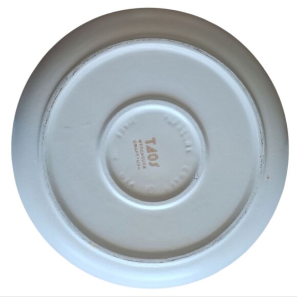 Taos Ceramic Chip & Dip Bowl Southwestern Artisan Pottery Crafted In The USA - Picture 5 of 16